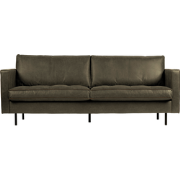 WOOOD Rodeo Classic 2,5-Zitsbank - Eco-leder - Army - 83x230x88