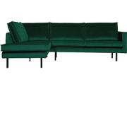 WOOOD Rodeo Hoekbank Links - Velvet - Green Forest - 85x266x213