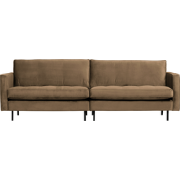 WOOOD Rodeo Classic 3-Zitsbank - Velvet - Taupe - 83x275x88