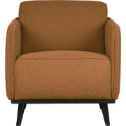 WOOOD Statement Fauteuil - Polyester - Butter - 77x72x93