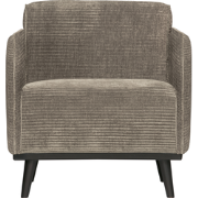 WOOOD Statement Fauteuil Met Arm - Ribstof - Clay - 77x72x93