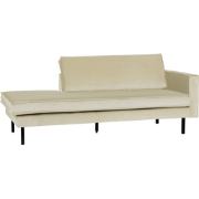 WOOOD Rodeo Hoekbank Links - Polyester - Pistache - 85x266x86/213