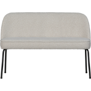 WOOOD Vogue Eetbank - Velvet - Naturel - 83x120x59