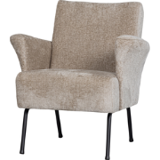 WOOOD Muse Fauteuil - Geweven stof - Naturel - 77x73x70