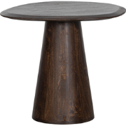 WOOOD Posture Bijzettafel - Hout - Walnoot - 52x60x50