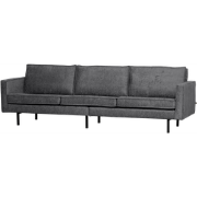 WOOOD Rodeo 3-Zits Bank - Structure Velvet - Mountain - 85x277x86