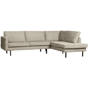 WOOOD Hoekbank Rechts Rodeo - Velvet - Wheatfield - 85x266x213