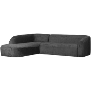 WOOOD Sloping Hoekbank Links - Velvet - Mountain - 77x274x225/87