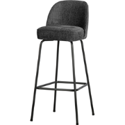 WOOOD Barstoel Vogue - Structure Velvet - Mountain - 103x50x55