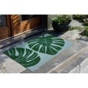 Bilbao Home - Deurmat - Droogloopmat – Groen - 100% Kokosvezel / PVC R...