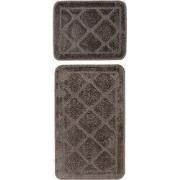 Bari Badmat / Toiletmat - Badkamer Set 2-Delig - Wasbaar - Anti-slip -...
