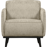 WOOOD Statement Fauteuil - Structure - Velvet - Wheatfield - 77x72x93
