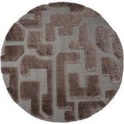 Vloerkleed Liana Bruin Rond ø160 cm