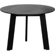 Lewis & Loft Eettafel Lien - FSC® mangohout - Rond - ø105 cm  - Zwart