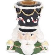 Clayre & Eef Kandelaar Notenkraker 8x6x9 cm Groen Kunststof