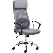 PIONEER - Bureaustoel - Donkergrijs - Polyester