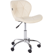 VALETTA - Bureaustoel - Beige - Kunstleer