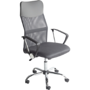 DESIGN - Bureaustoel - Grijs - Mesh
