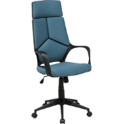 DELIGHT - Bureaustoel - Donkerblauw - Polyester