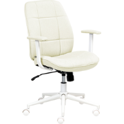 CARLTON - Bureaustoel - Beige - Stof