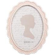 Clayre & Eef Fotolijst 10x15 cm Roze Kunststof