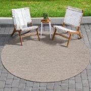 Solid Uni Buitenkleed - Weerbestendig - Rond Effen Vloerkleed - Tuin B...
