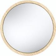 Furniteam - Wandhanger met Spiegel, Medium Naturel