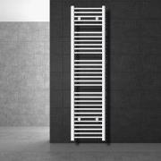 Badkamerradiator Sahara 400x1800 mm Wit recht met zijaansluiting