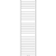Badkamerradiator Sahara 500x1800 mm Wit recht met middenaansluiting