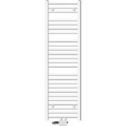 Badkamerradiator Sahara 400 x 1500 mm Wit recht + midden aansluiting