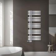 Badkamer radiator middenaansluiting 500x1200 mm chroom met LuxeBath un...