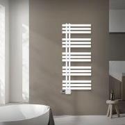 Badkamer radiator middenaansluiting 500x1200 mm wit met universele the...