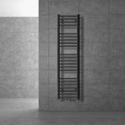 Badkamerradiator Sahara 300x1400 mm antraciet recht met middenaansluit...