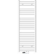 Badkamerradiator Sahara 500x1500 mm wit gearde met middenaansluiting