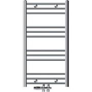 Badkamerradiator Sahara 500 x 800 mm chroom gebogen met middenaansluit...