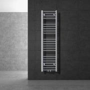 Badkamer radiator middenaansluiting 300x1400 mm chroom recht incl. mon...