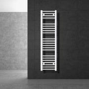 Badkamerradiator Sahara 300x1400 mm wit recht met zijaansluiting LuxeB...