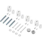 Console voor design radiatoren Wit voor rechte modellen LuxeBath