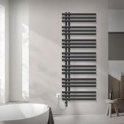 Badkamerradiator middenaansluiting 600x1600 mm antraciet met verwarmin...