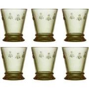La Rochère Abeille Tumblerglas Olijfgroen 26 cl - Doos 6 stuks--612197