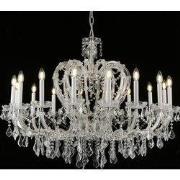 Lumilamp Kroonluchter Ø 105x92 cm Transparant Metaal