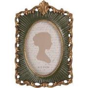 Clayre & Eef Fotolijst 10x15 cm Groen Kunststof