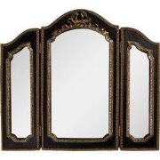 Clayre & Eef Spiegel 38x2x34 cm Zwart Kunststof