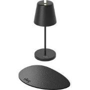 Silwy x Sompex | Tafellamp MONACO | Zwart | oplaadbare tafellamp | Mag...