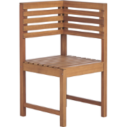 TREIA  - Tuinstoel hoekstuk - Lichte houtkleur - Acaciahout