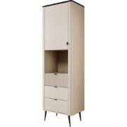 Meubella - Vitrinekast Mace - Beige - 60 cm