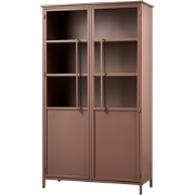 WOOOD Exhibit Vitrinekast - Metaal - Tan - 170x99x44