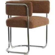 Light & Living - Eetkamerstoel ADANTE - 56x52x72cm - Bruin - Set van 2