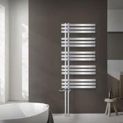 Badkamerradiator IJzer EM 600x1200 mm chroom met onderaansluitset