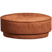 vtwonen Pearl Poef - Chenille - Rust Melange - 28xØ80